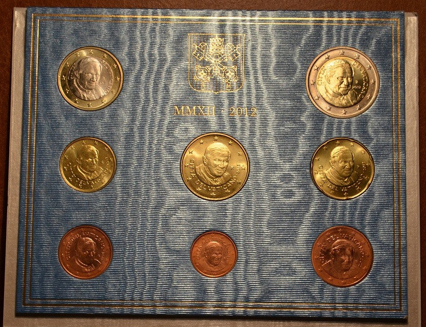 8 részes forgalmi sor Vatikán 2012 (BU)