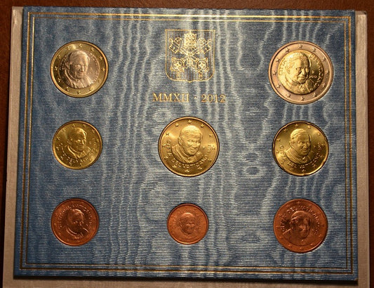 8 részes forgalmi sor Vatikán 2012 (BU)