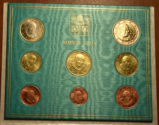 8 részes forgalmi sor Vatikán 2013 (BU)