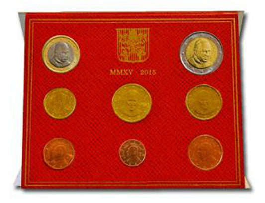 8 részes forgalmi sor Vatikán 2015 (BU)