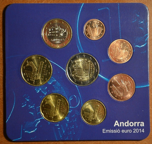 Andorra 2014 forgalmi sor (UNC)