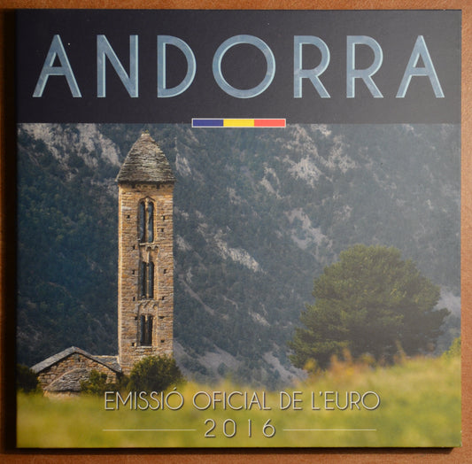 Andorrai 2016 forgalmi sor (BU)