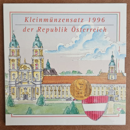 Ausztria 1996 forgalmi sor (BU)