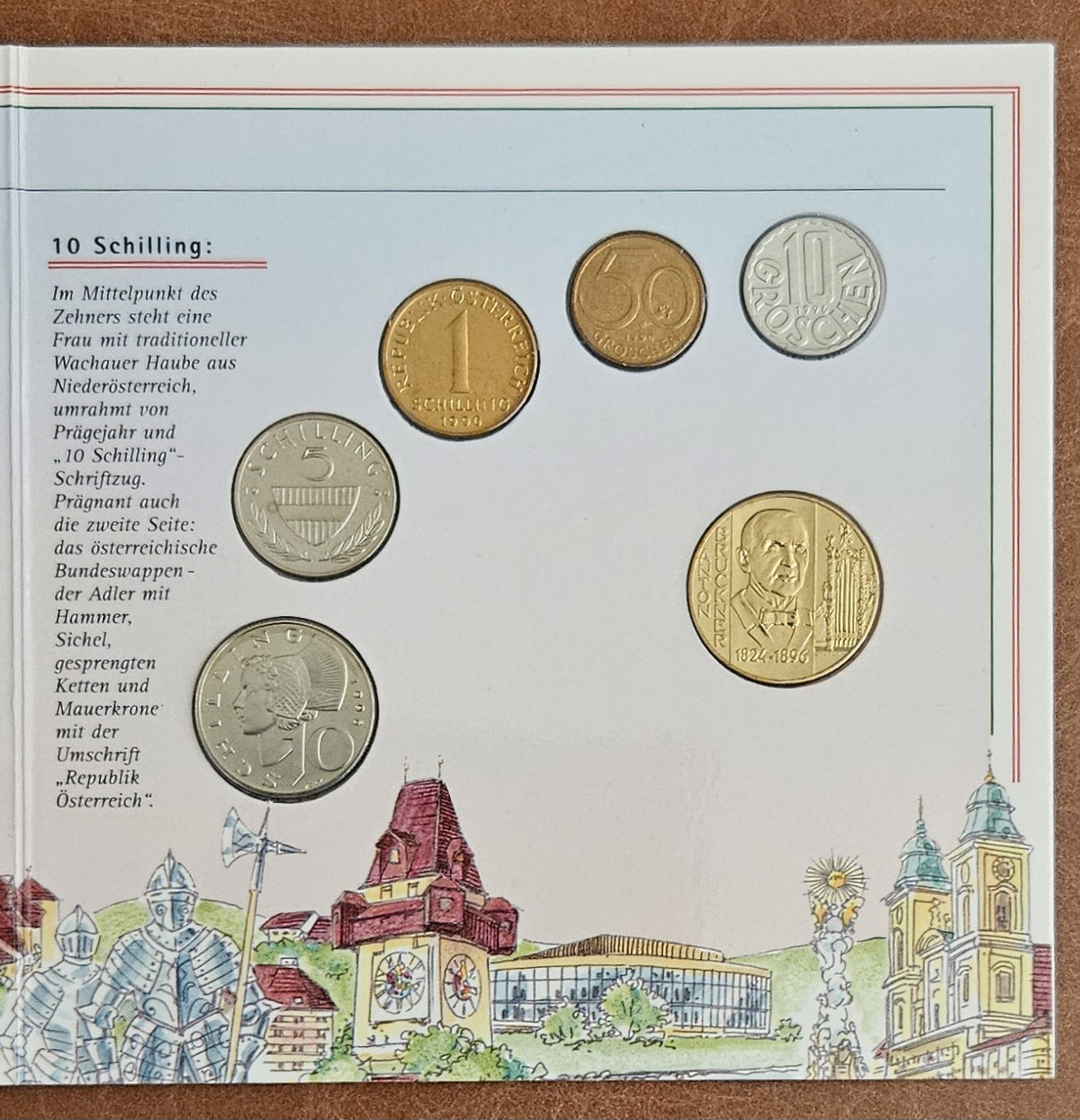 Ausztria 1996 forgalmi sor (BU)