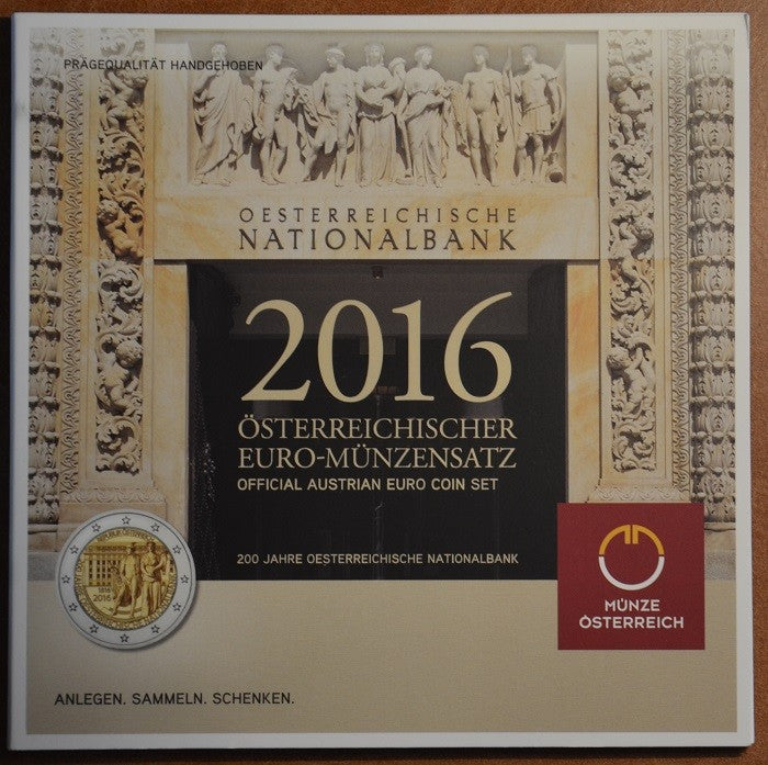 Ausztria 2016 - 8 részes forgalmi sor (BU)