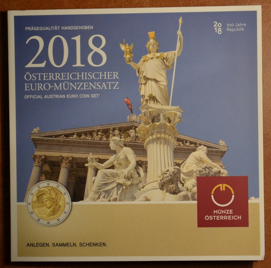 Ausztria 2018 - 8 részes forgalmi sor (BU)