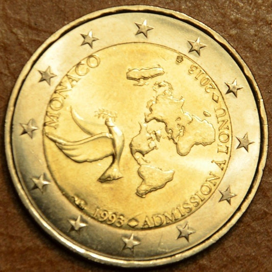 2 Euro Monaco 2013 - Az ENSZ tagság 20. évfordulója (UNC)