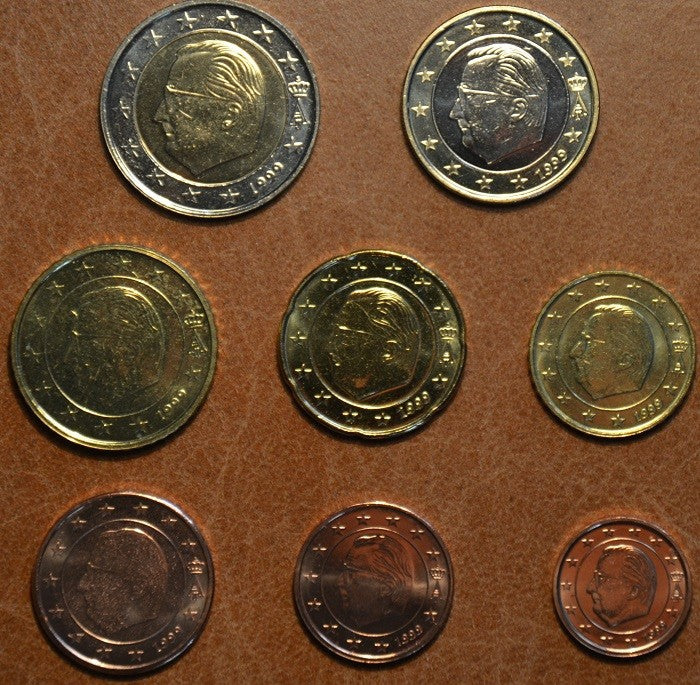 Belgium 1999 - 8 részes forgalmi sor (UNC)