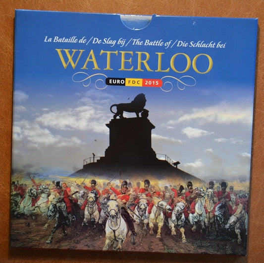 Belgium 2015 forgalmi sor + 2,5 Euro Waterloo (BU)