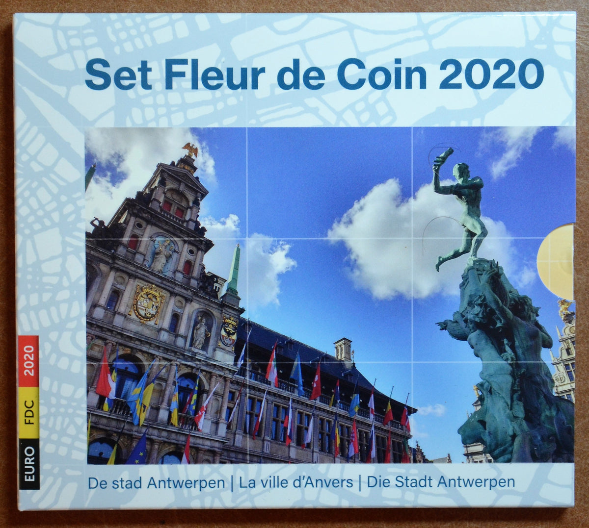 Belgium 2020 sor + 2x 2,50 Euro érme - Antwerpen (BU)