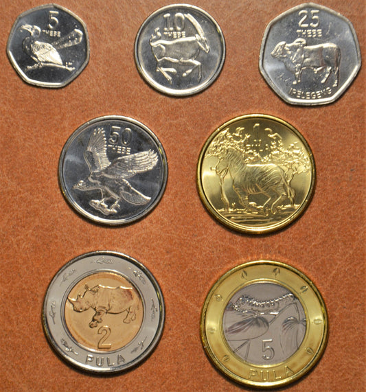 Botswana 7 érme 2013 (UNC)
