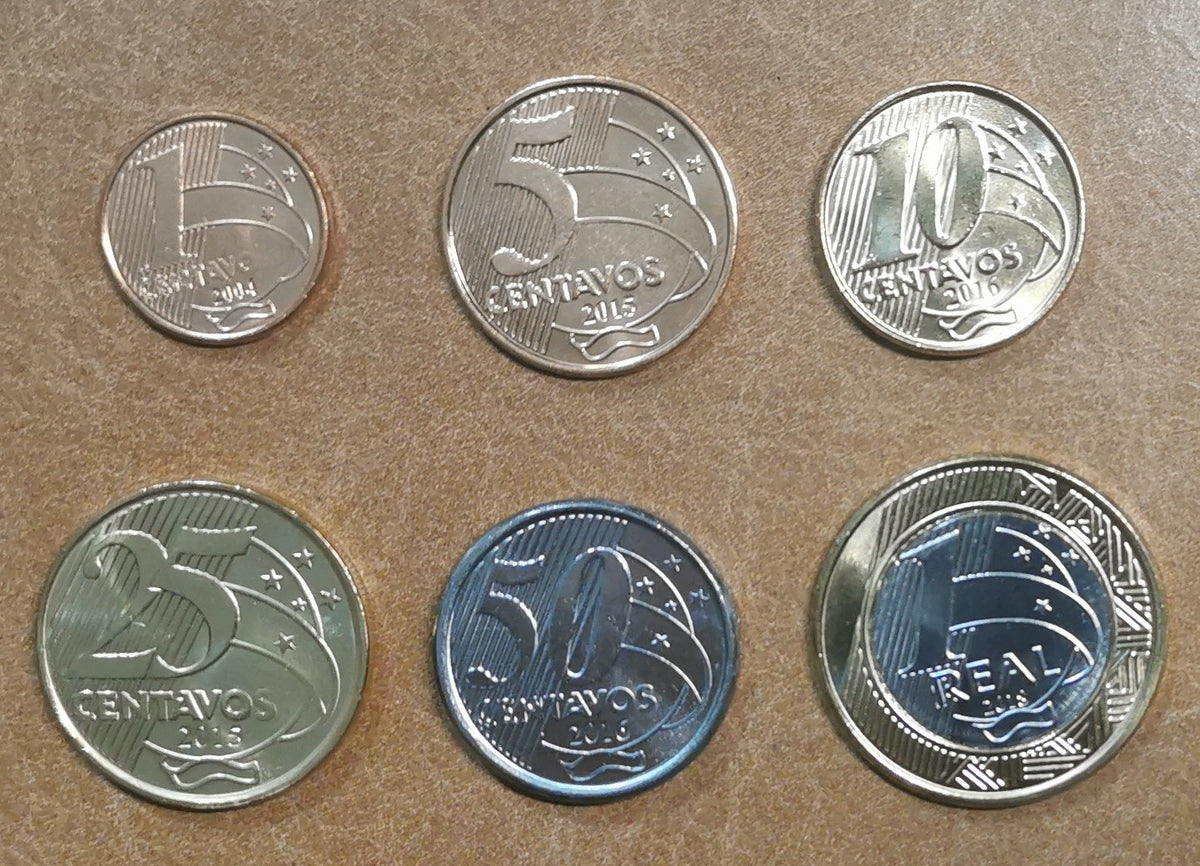 Brazília 6 érme 1998-2018 (UNC)