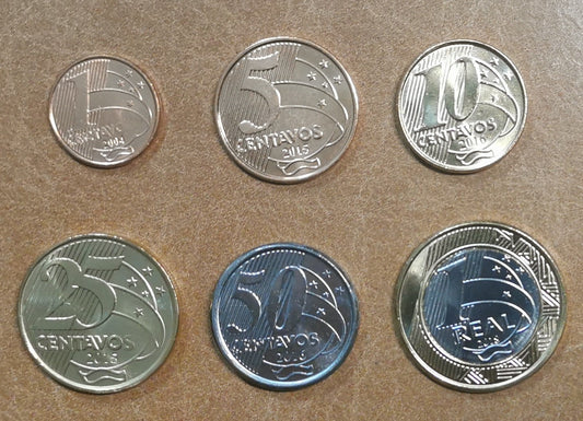 Brazília 6 érme 1998-2018 (UNC)