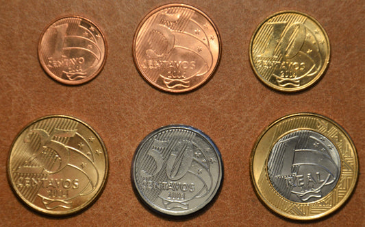 Brazília 6 érme 2003-2004 (UNC)