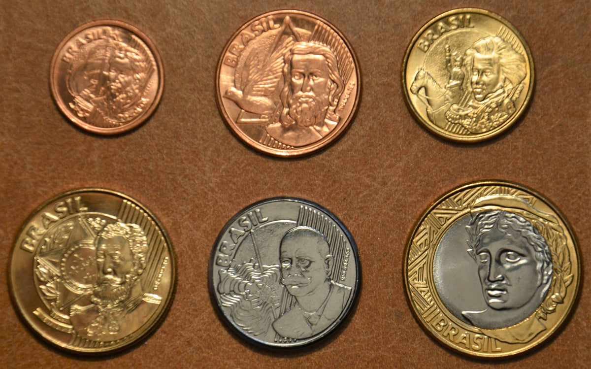 Brazília 6 érme 2003-2004 (UNC)