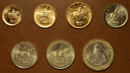 Bulgária 7 érme 1999-2002 (UNC)