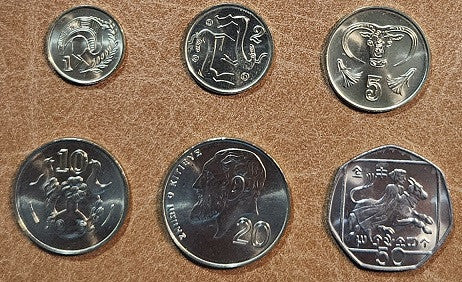 Ciprus 6 érme 1998 (UNC)