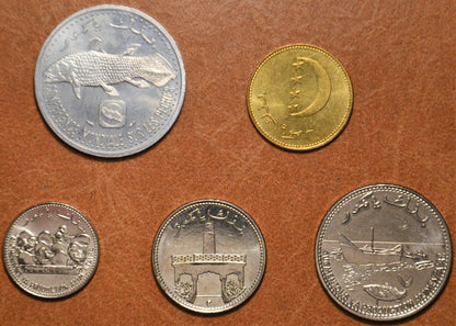 Comore-szigetek 5 érme 1982-1999 (UNC)