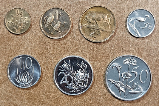 Dél-afrikai Köztársaság 7 érme (UNC)