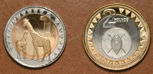 Dél-Szudán 2 érme 2015 (UNC)