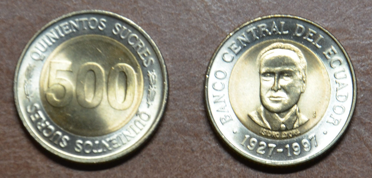 Ekvádor 500 sucres 1997 (UNC)