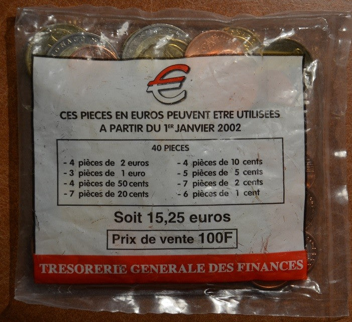 Euro kezdőcsomag Monaco 2002 (BU)