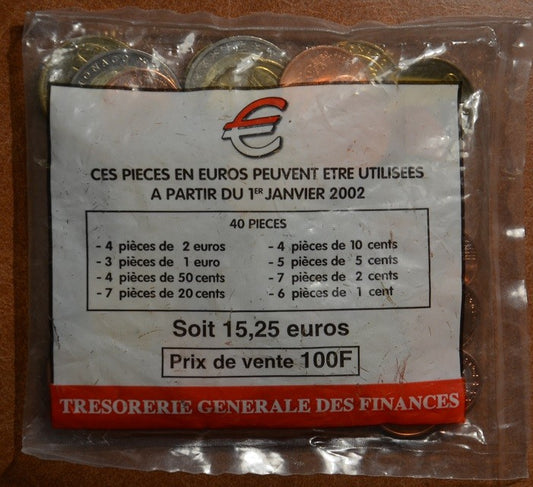 Euro kezdőcsomag Monaco 2002 (BU)