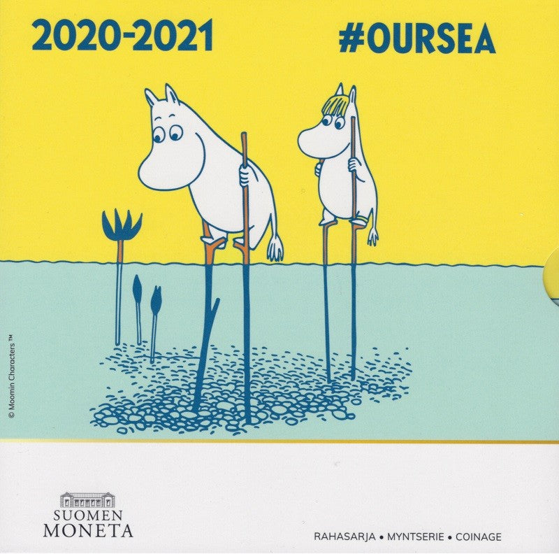 Finnország 2020 - 8 részes forgalmi sor Moomins - OURSEA (BU)