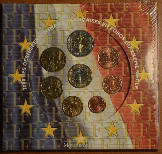 Franciaország 2000 - 8 részes forgalmi sor (BU)