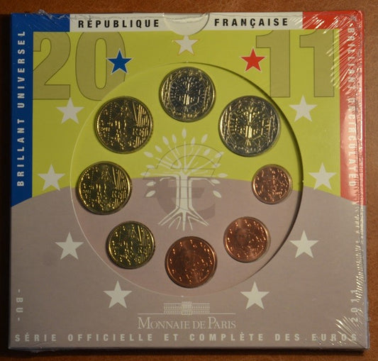 Franciaország 2011 - 8 részes forgalmi sor (BU)