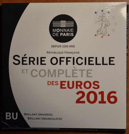 Franciaország 2016 - 8 részes forgalmi sor (BU)