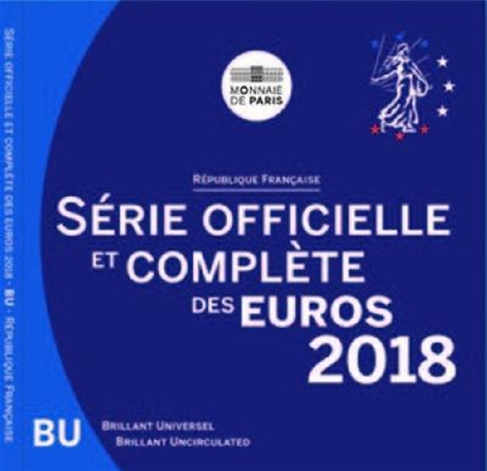 Franciaország 2018 - 8 részes forgalmi sor (BU)