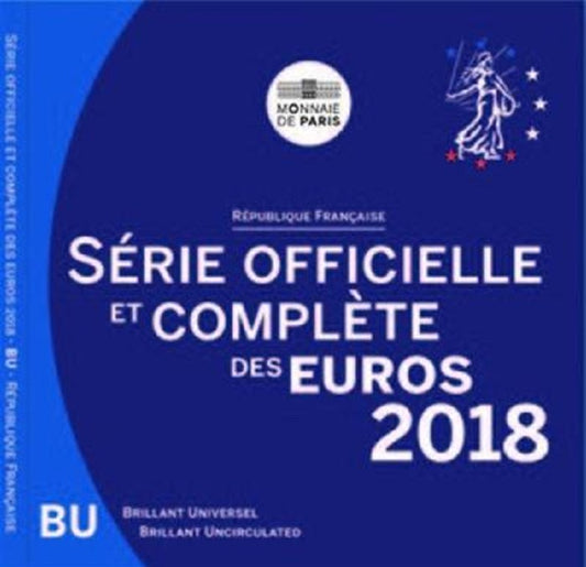 Franciaország 2018 - 8 részes forgalmi sor (BU)