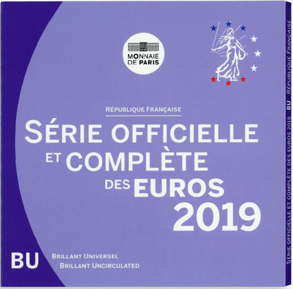 Franciaország 2019 - 8 részes forgalmi sor (BU)