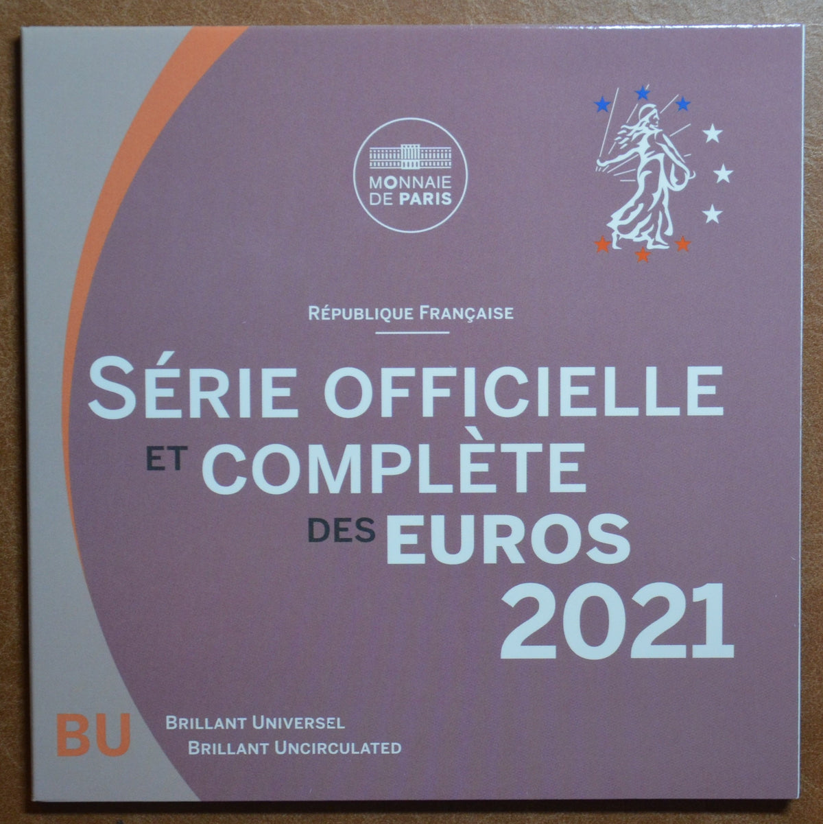 Franciaország 2021 - 8 részes forgalmi sor (BU)