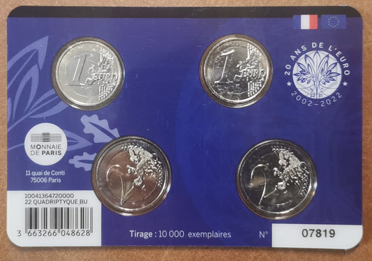 Franciaország 2021/2022 - 4 részes szett (BU)