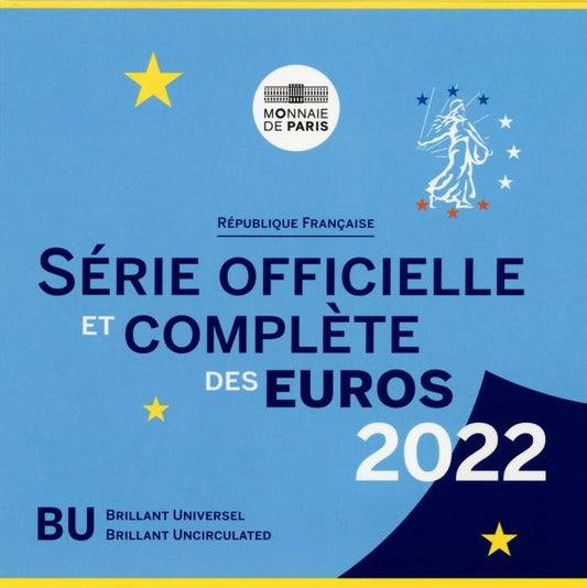 Franciaország 2022 - 8 részes forgalmi sor (BU)
