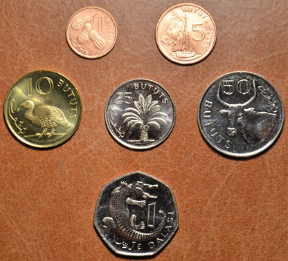 Gambia 6 érme 1998 (UNC)