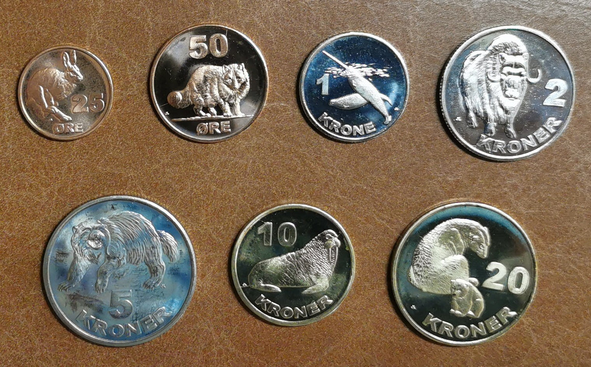Grönland 7 érme 2010 (UNC)