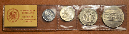 Izland 4 érme 1976 (UNC)