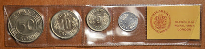 Izland 4 érme 1976 (UNC)