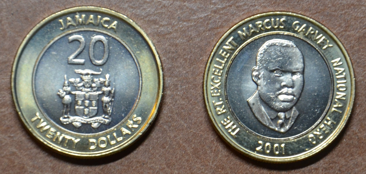 Jamaika 20 dollar 2000-2002 (UNC)