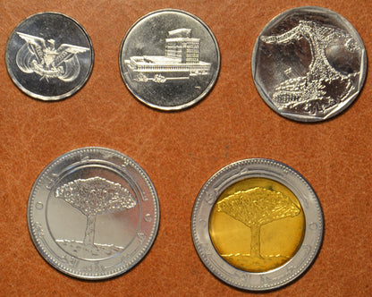 Jemen 5 érme 1993-2006 (UNC)