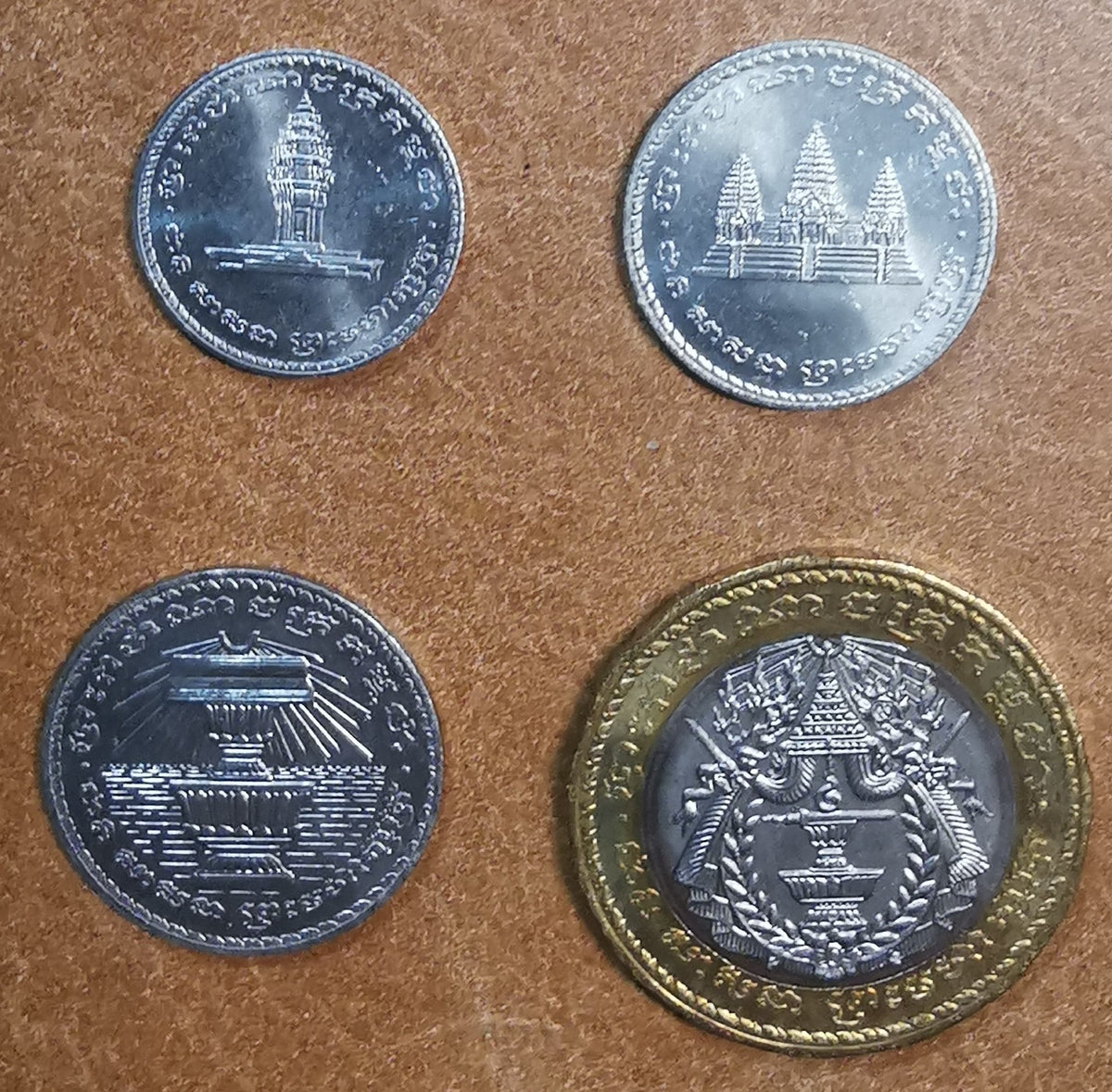 Kambodzsa 4 érme 1994 (UNC)