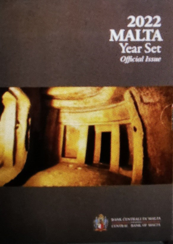 Málta 2022 forgalmi sor + 2 Euro Ħal-Saflieni Hypogeum (BU)