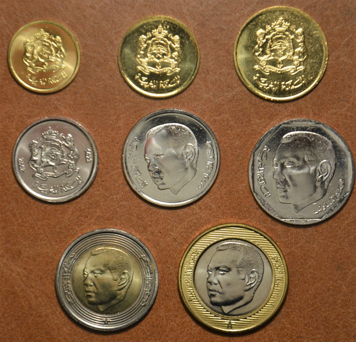 Marokko 8 érme 2002 (UNC)
