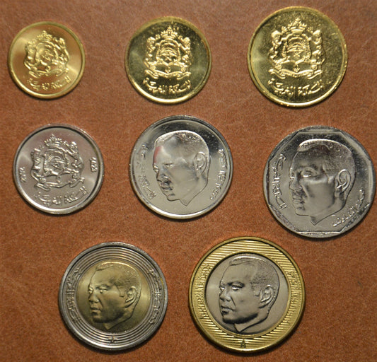Marokko 8 érme 2002 (UNC)
