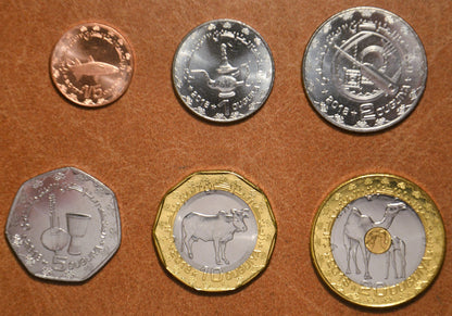 Mauritánia 6 érme 2017-2018 (UNC)
