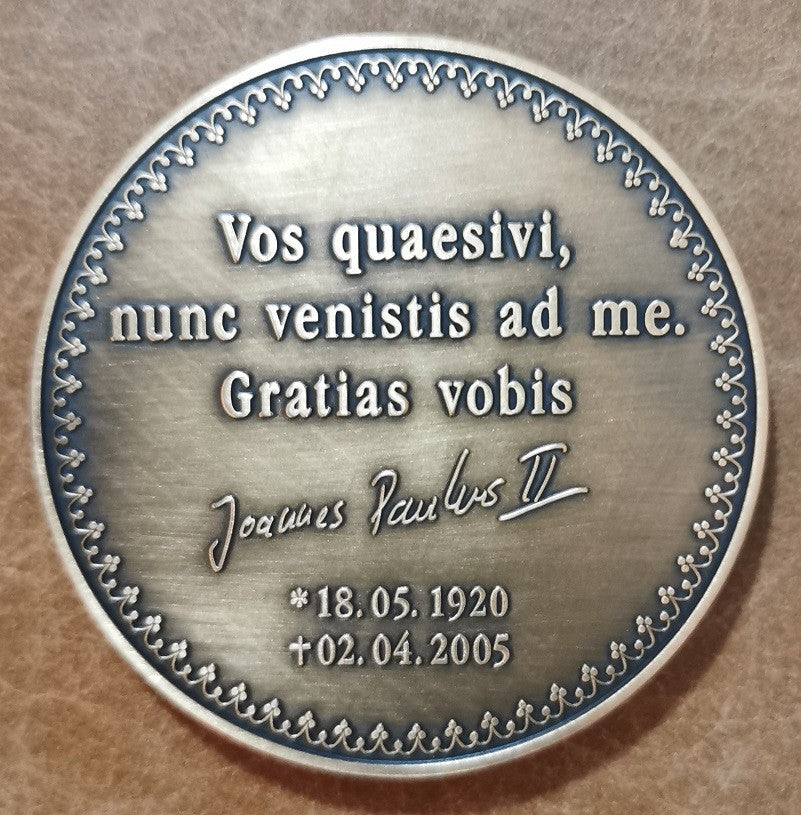 Medál Malta 2005 - II. János Pál (UNC)