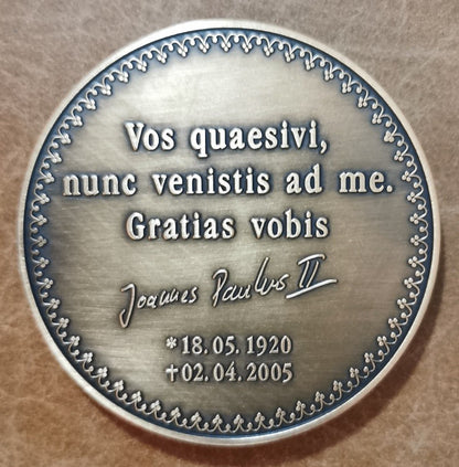 Medál Malta 2005 - II. János Pál (UNC)
